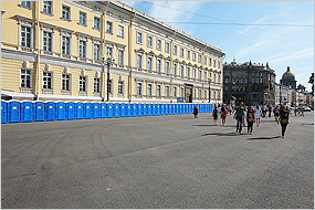 Краткосрочная аренда туалетных кабин в Санкт-Петербурге от компании Биоэкология